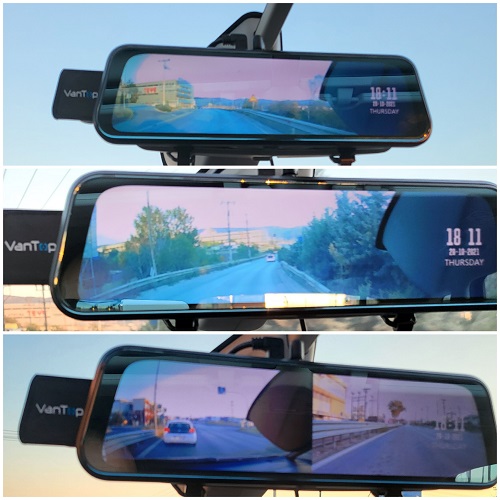 Η κάμερα της Vantop, διαθέτει πολλές επιλογές θέαση στην οθόνη