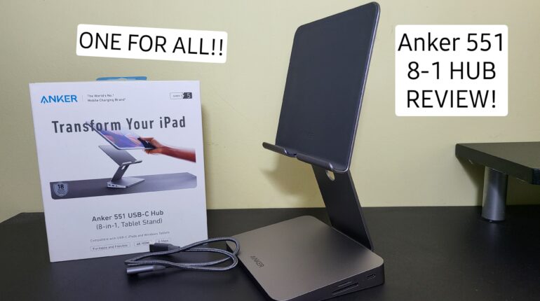 Anker 551 8-in-1 USB-C Hub & Tablet Stand SmartUnboxers